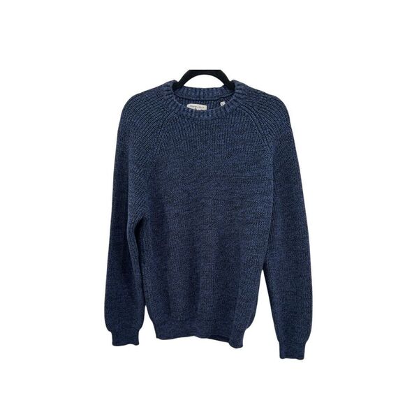 Grand & Hills Other - Grand & Hills Men's XL Classic Cotton Crew Neck Sweater Navy Blue Black READ